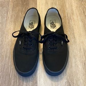 Mens black Vans sneakers